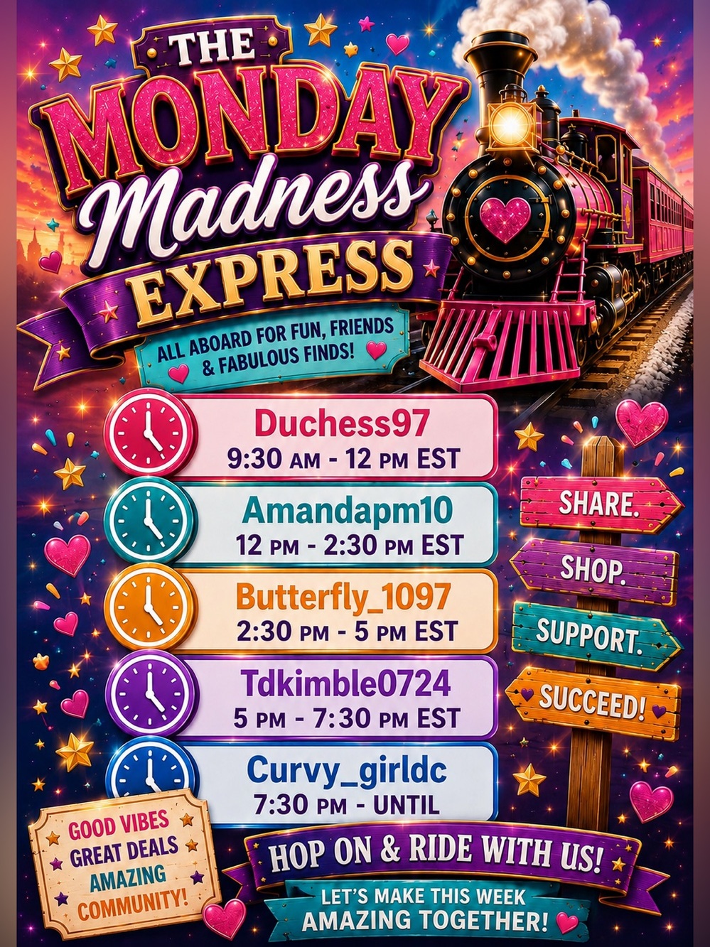 🎉 The Monday Madness Express 🎉 - Picture 2 of 7